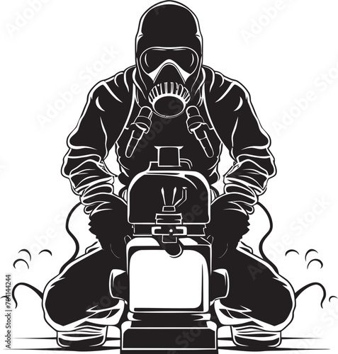 Pest Patrol Pest Control Symbol Design Pest Prowess Vector Emblem Logo