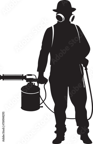 Pest Patrol Pest Control Symbol Vector Pest Paladin Vector Emblem Design