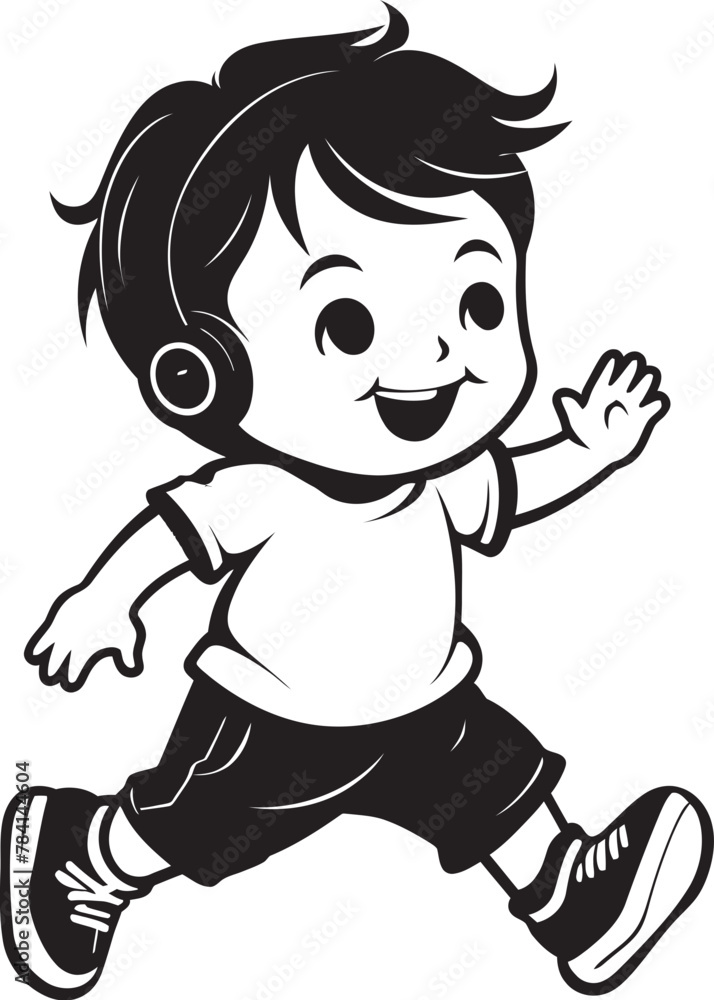 Giggle Gang Happy Child Symbol Playful Pixies Small Kid Icon Giggle Gang Happy Child Symbol Playful Pixies Small Kid Icon