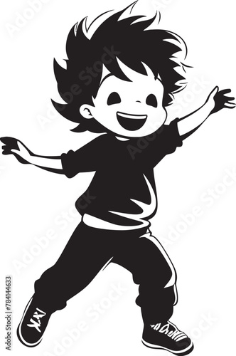 Giggling Gems Happy Child Symbol Joyful Jugglers Small Kid Icon