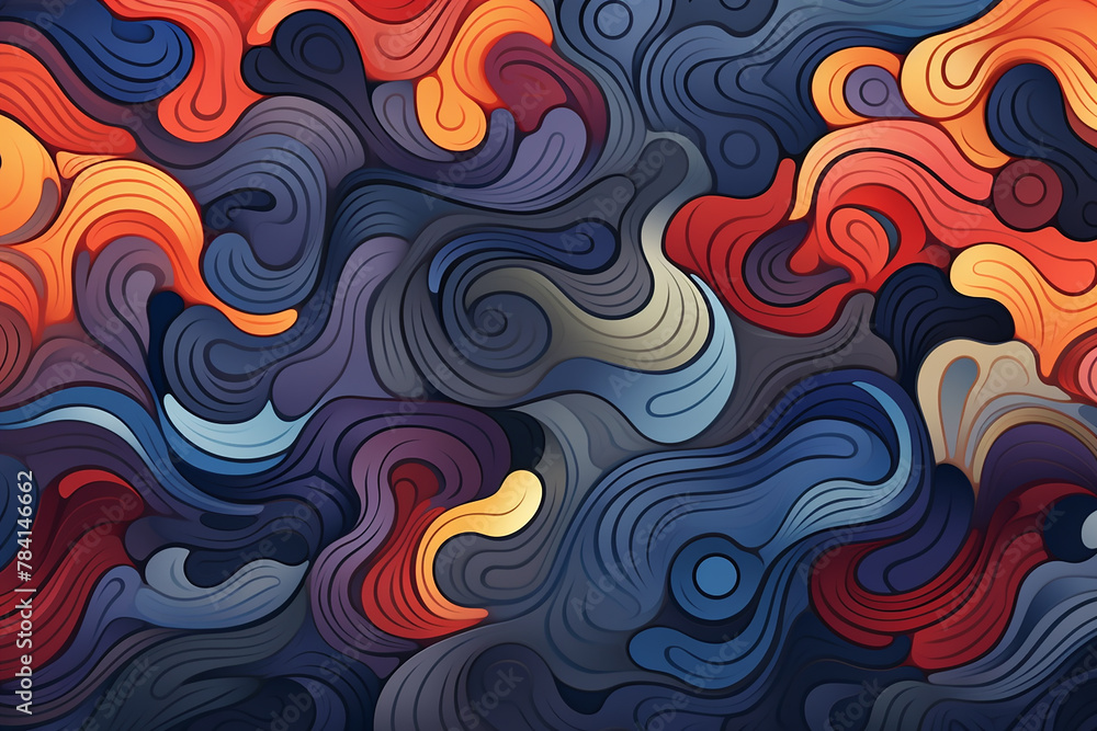 Abstract pattern with circles Abstract pattern with circles