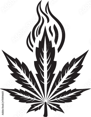 Pot Palace Cannabis Emblem Design Ganja Genesis Herbal Icon Symbol