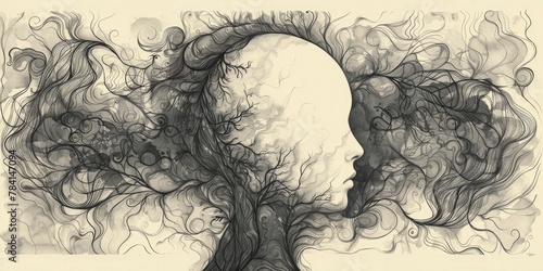 Simplistic Drawing of a Complex Thought, Visualizing the Unseen.