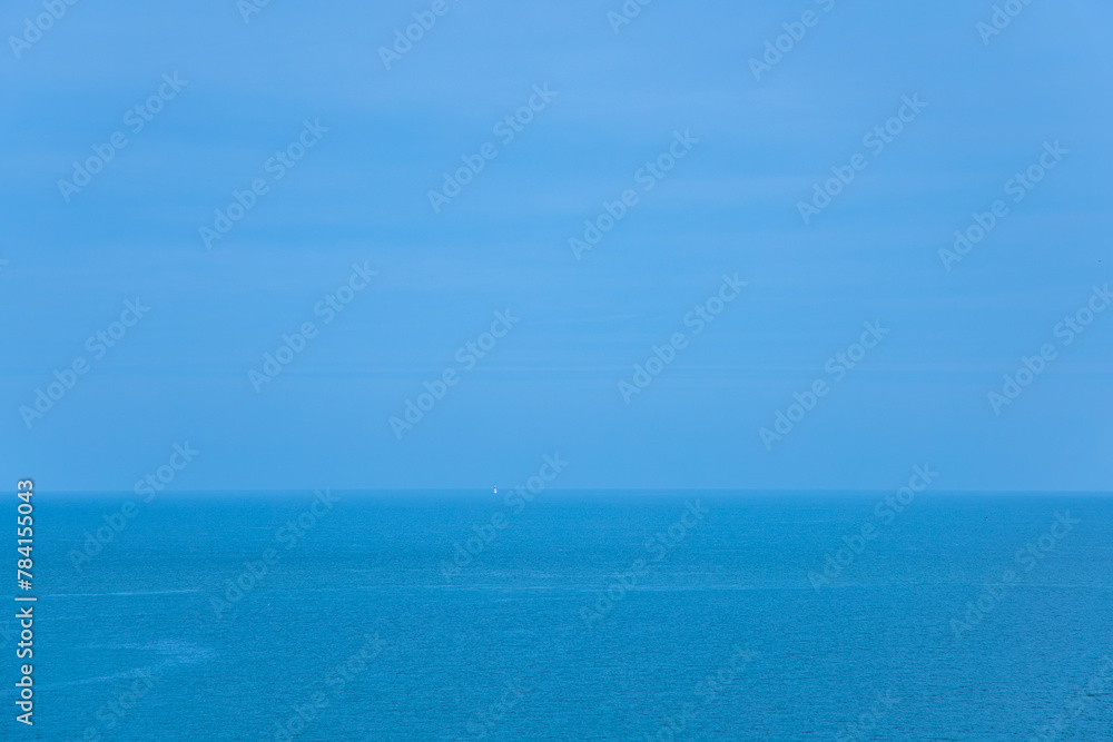 Fototapeta premium Dublin, Ireland - seascape under blue sky