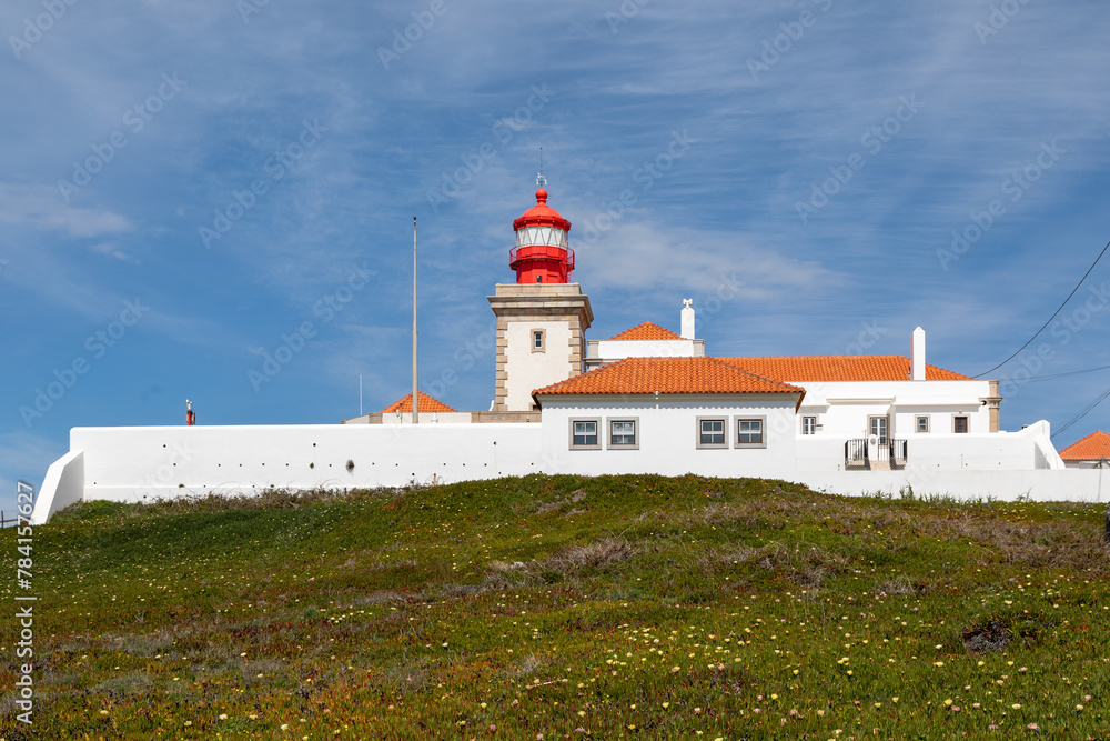 The Lighthouse at Cabo da Roca, Cape Roca, Portugal, Westernmost, Sintra Mountain Range