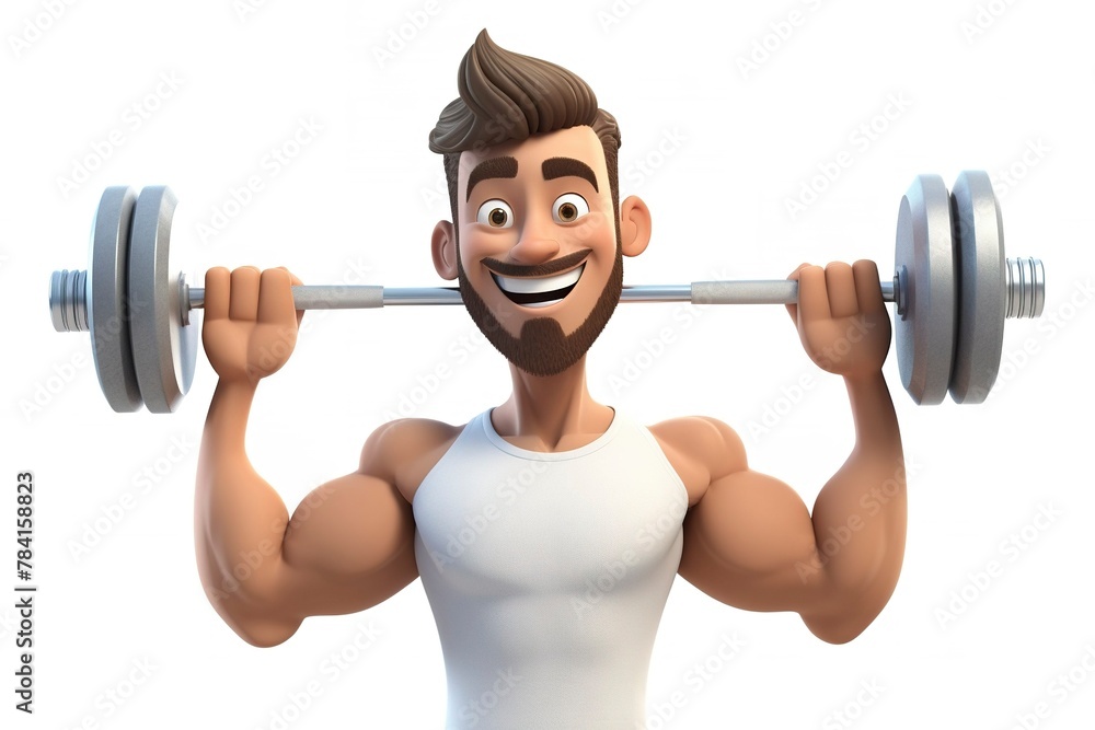 Lifting weights or engaged in a workout routine, Lifting weights or engaged in a workout routine,