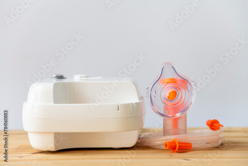 Household atomizers on a white background