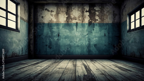 Abstract grunge empty living room background