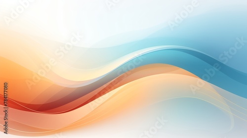 A sleek business abstract flat wavy background, offering ample space for text or logos in a professional setting.