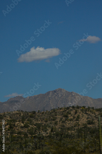 clouds over the mountains