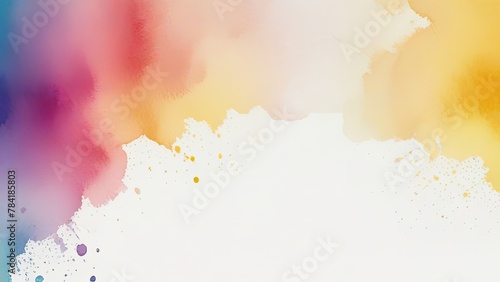 abstract spalsh colorfull watercolor paint background illustrtaion