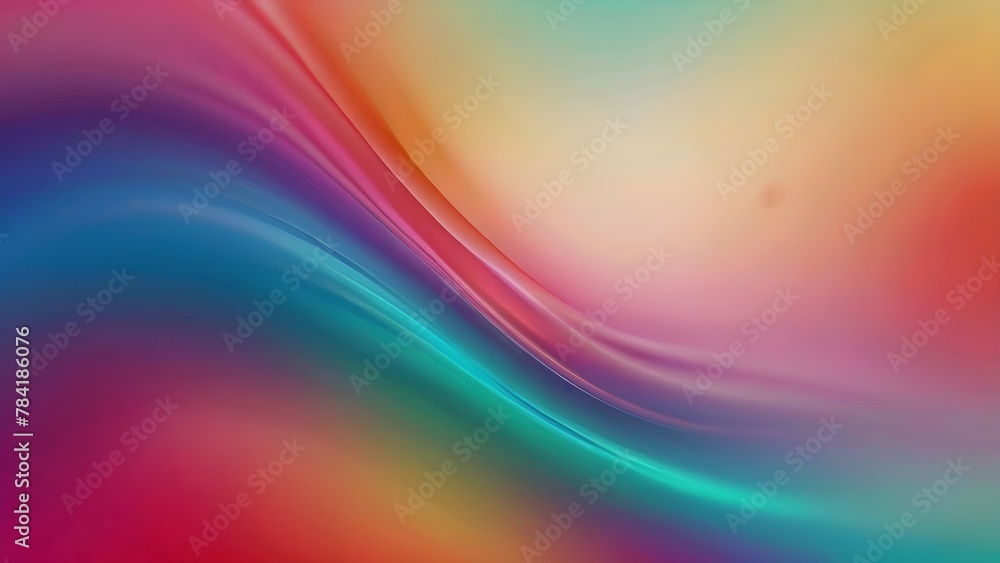 Abstract blurred gradient background in bright colors glow