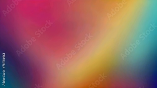 Abstract blurred gradient background in bright colors