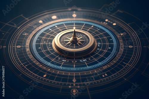 The digital compass, A strategic explorer for businesses, Vision crisis, Mission path, Agency creative, Digital strategy, Market decision, Achievement strategy, Financial stock, Company vision