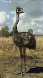 Little Ostrich on Nature