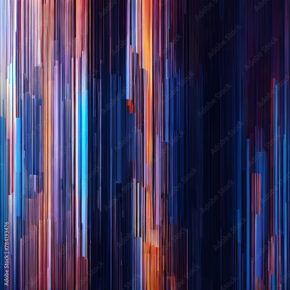 Digital Echo: A Portrait in Glitch Aesthetics Digital Echo: A Portrait in Glitch Aesthetics