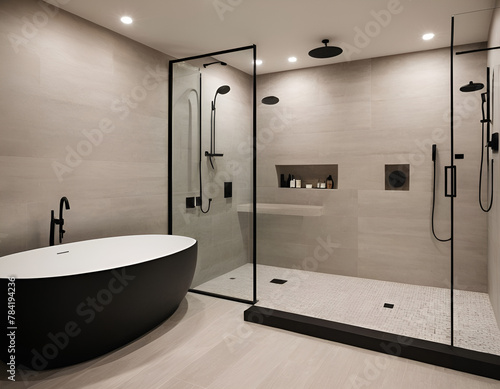 modern bathroom interior