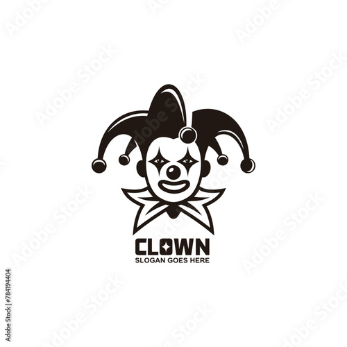 Clown logo vector