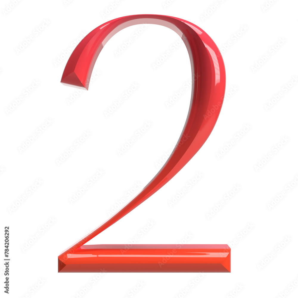 Number two 2. 3D rendering. Number two 2. 3D rendering.