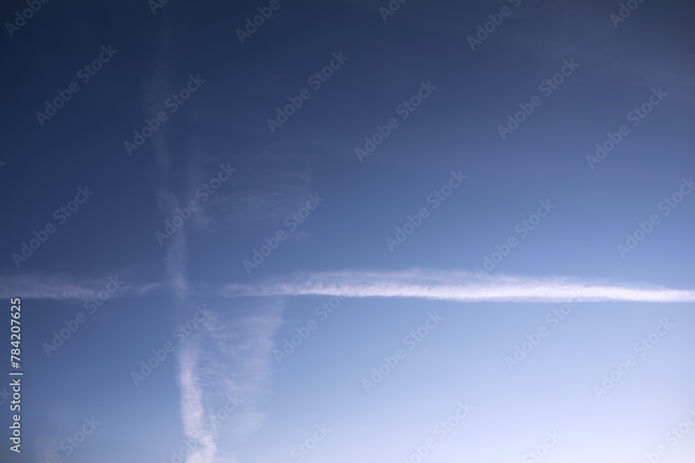 The sky is blue with clouds, beautiful by nature. The sky is blue with clouds, beautiful by nature.