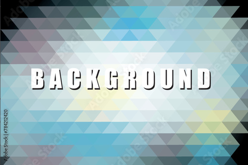 Abstract background with broken glass motif