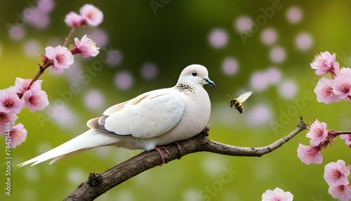 Dove-with-bee-ai-image