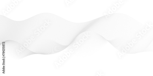 Abstract white digital blend wave lines and technology background. Modern white flowing wave lines and glowing moving lines. Futuristic technology and sound wave lines background.