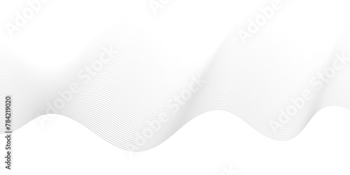 Abstract white digital blend wave lines and technology background. Modern white flowing wave lines and glowing moving lines. Futuristic technology and sound wave lines background.