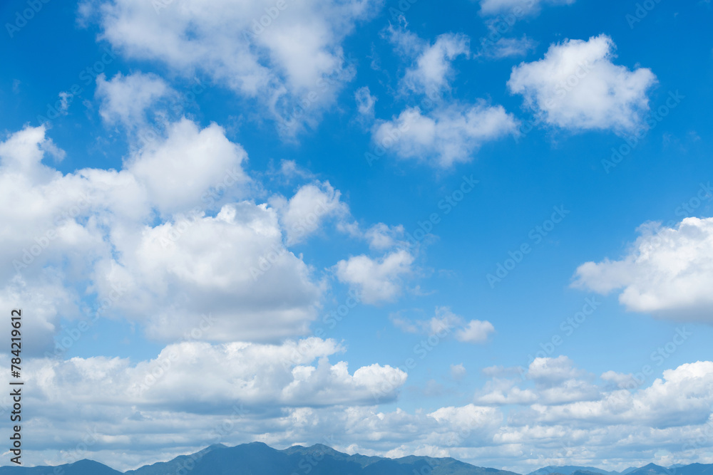 Landscape of cloudy sky and mountain Landscape of cloudy sky and mountain