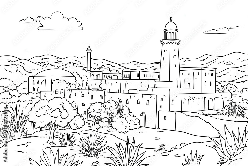 illustration of Israel 
