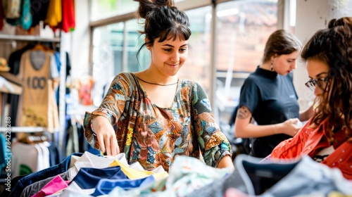 A workshop on upcycling old clothes into new fashion pieces, promoting creativity and waste reduction.