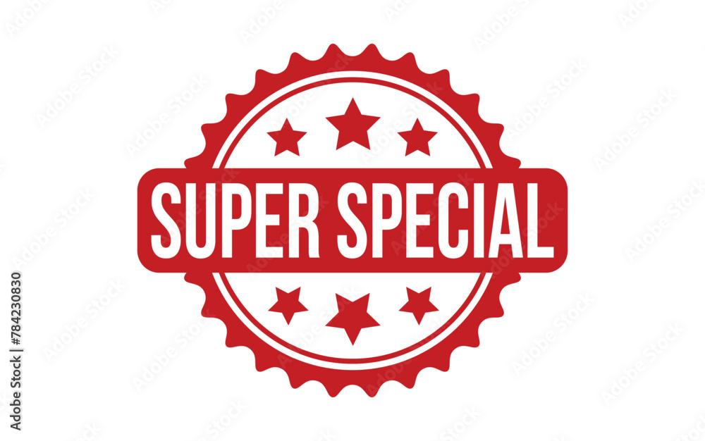 Super Special Rubber Stamp Seal Vector Super Special Rubber Stamp Seal Vector
