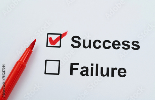 Choose to success or failure