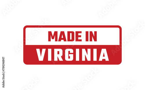 Made In Virginia Rubber Stamp