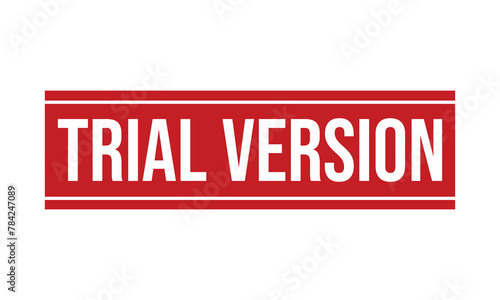 Trial Version Rubber Stamp Seal Vector