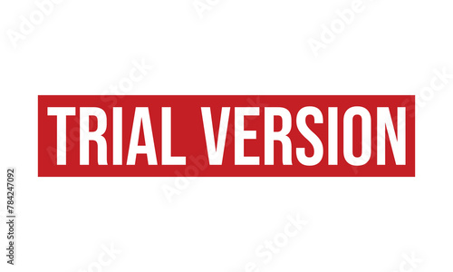 Trial Version Rubber Stamp Seal Vector