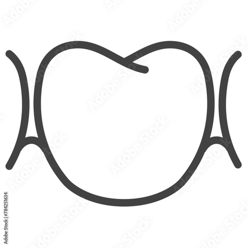 dental-mouth-healthcare-zoomed-teeth-line