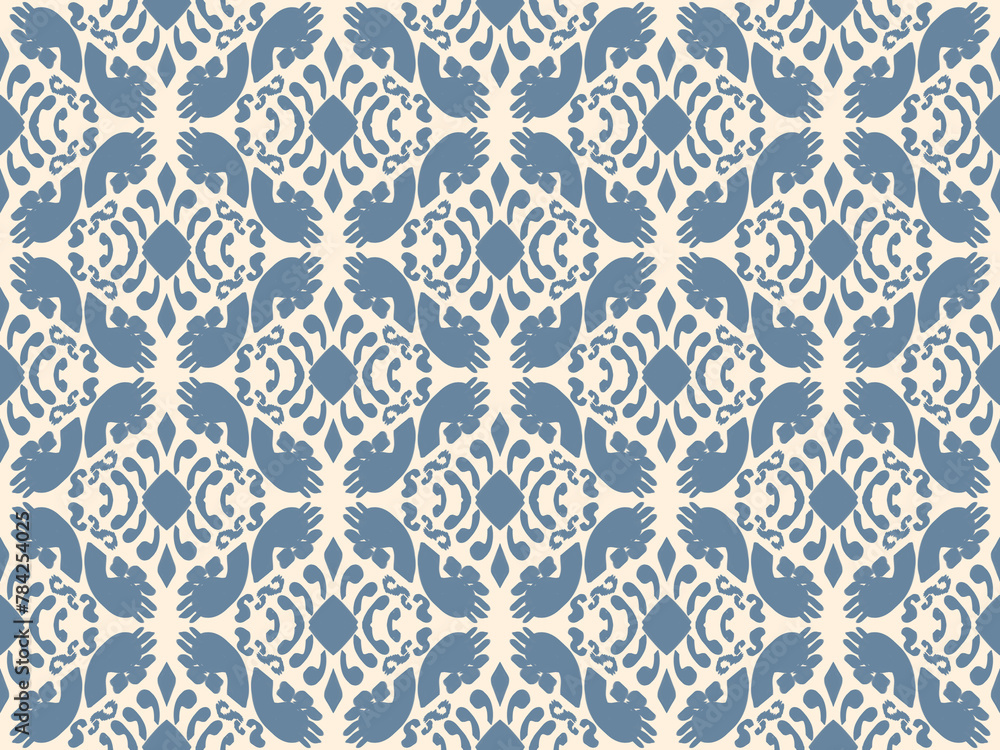 backgroundIkat Flower Pattern Ethnic Geometric native tribal boho motif aztec textile fabric carpet mandalas African