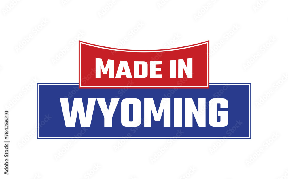 Made In Wyoming Seal Vector