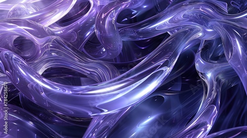 abstract background with transparent waves 