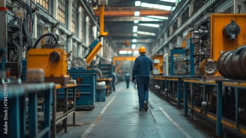 A solemn walk through the Industrial Cathedral: the path of a worker among the steel giants