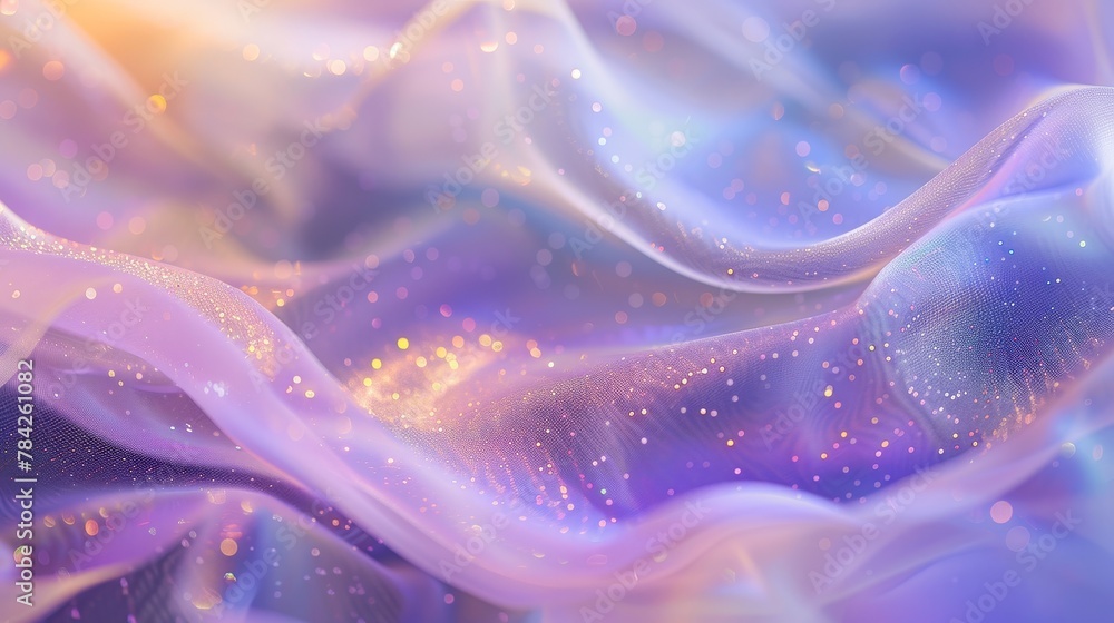 Abstract Painting With Purple and Blue Background Abstract Painting With Purple and Blue Background