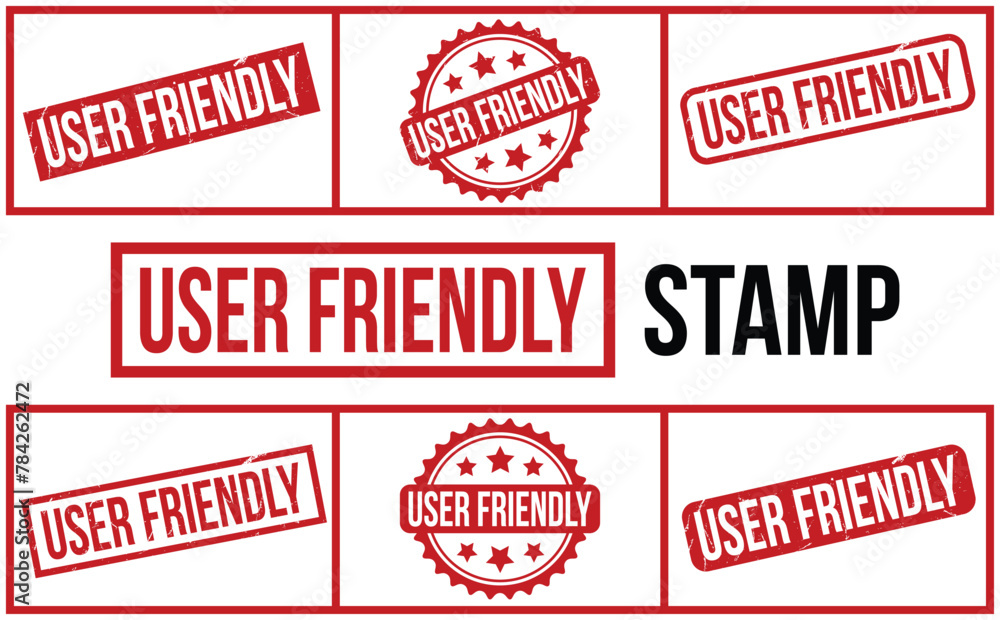 User Friendly rubber grunge stamp seal vector User Friendly rubber grunge stamp seal vector