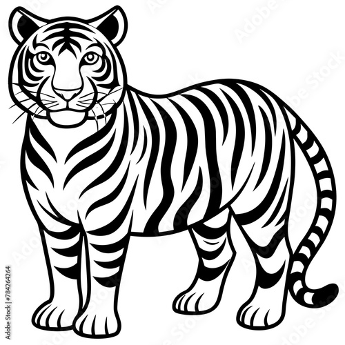 Tiger vector illustration © NarayonChandro