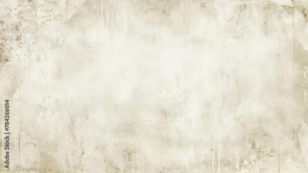 Obraz premium Vintage White Paper Texture with Aged Edges