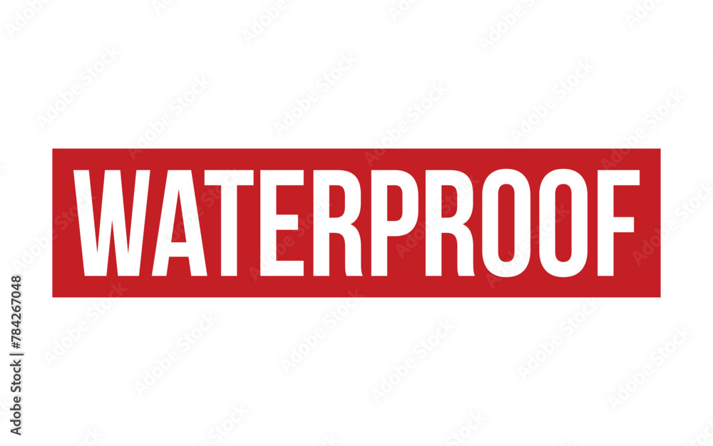Waterproof Rubber Stamp Seal Vector Waterproof Rubber Stamp Seal Vector