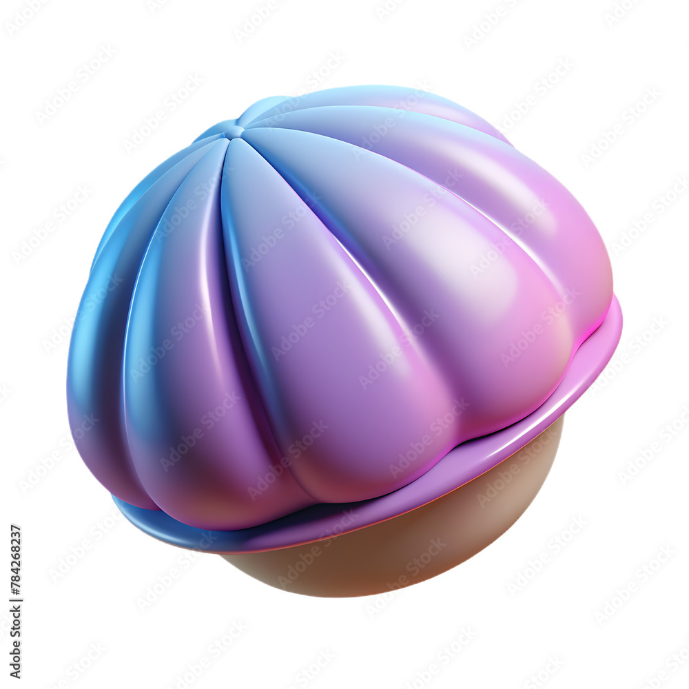 Obraz premium 3d render of a pink ball
