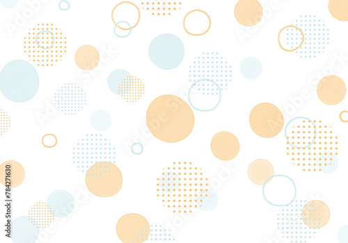 水玉のかわいい背景デザイン