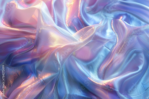 Holographic Purple Liquid abstract background