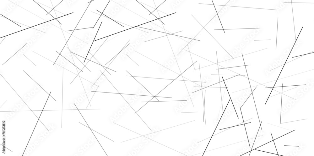 Random chaotic lines abstract geometric pattern. Vector illustration.